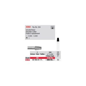 EDENTA -Tungsten Carbide MARGIN CUTTER - 4060.103.029 HP Short