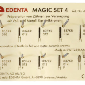 EDENTA - MAGIC SET NO 4 - Set of 10 Burs