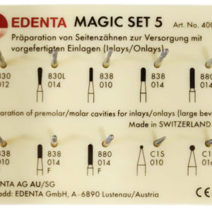 EDENTA - MAGIC SET NO 5 - Set of 10 Burs